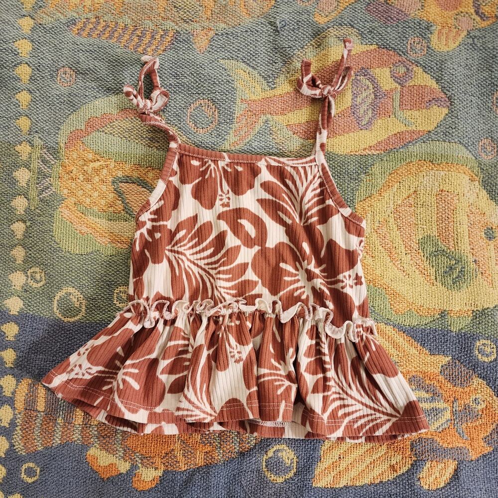 Btween Island Floral Print Top